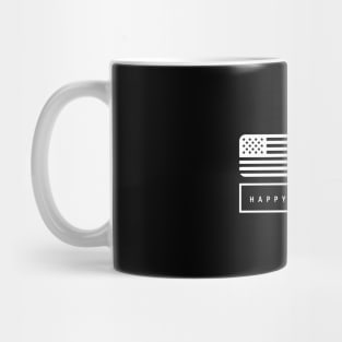 happy-4th-of-jully (white writting) Mug